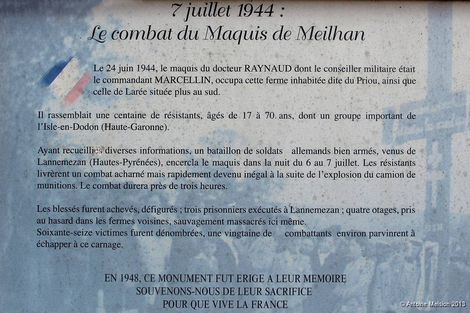 Mémorial du maquis de Meilhan
